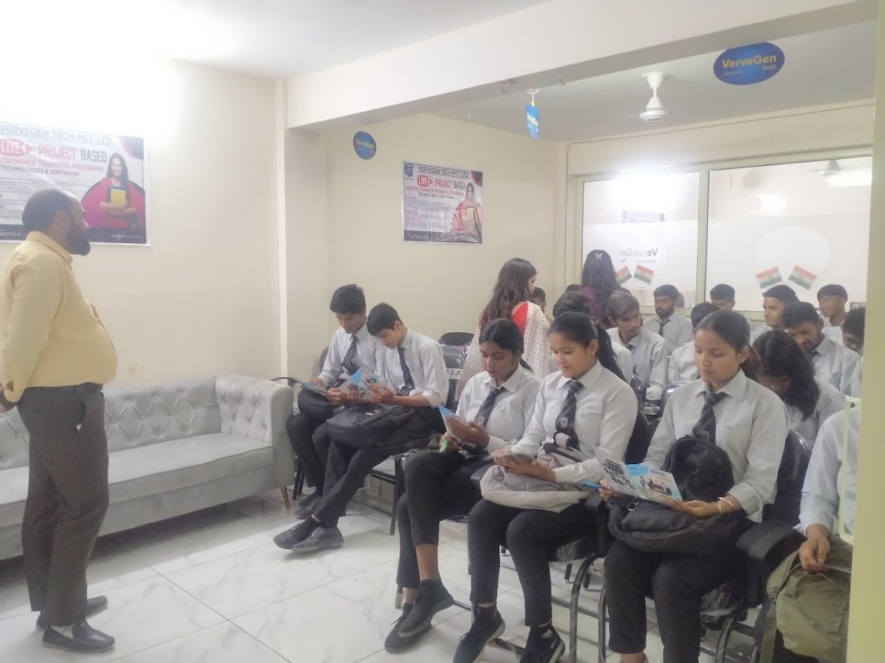 we taught about various technologies to engineering students for upskilling and betterment of their future